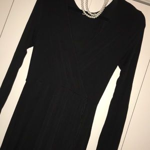 Black Wrap Dress
